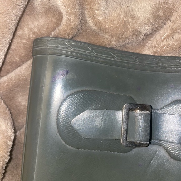 Hunter Green Women's Rain Boots - Picture 5 of 7